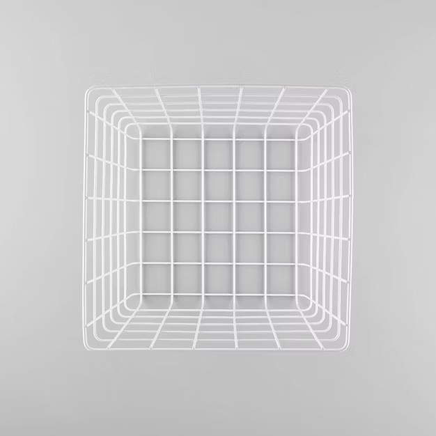 Decorative Wire Basket Square White - Brightroom™ | Target