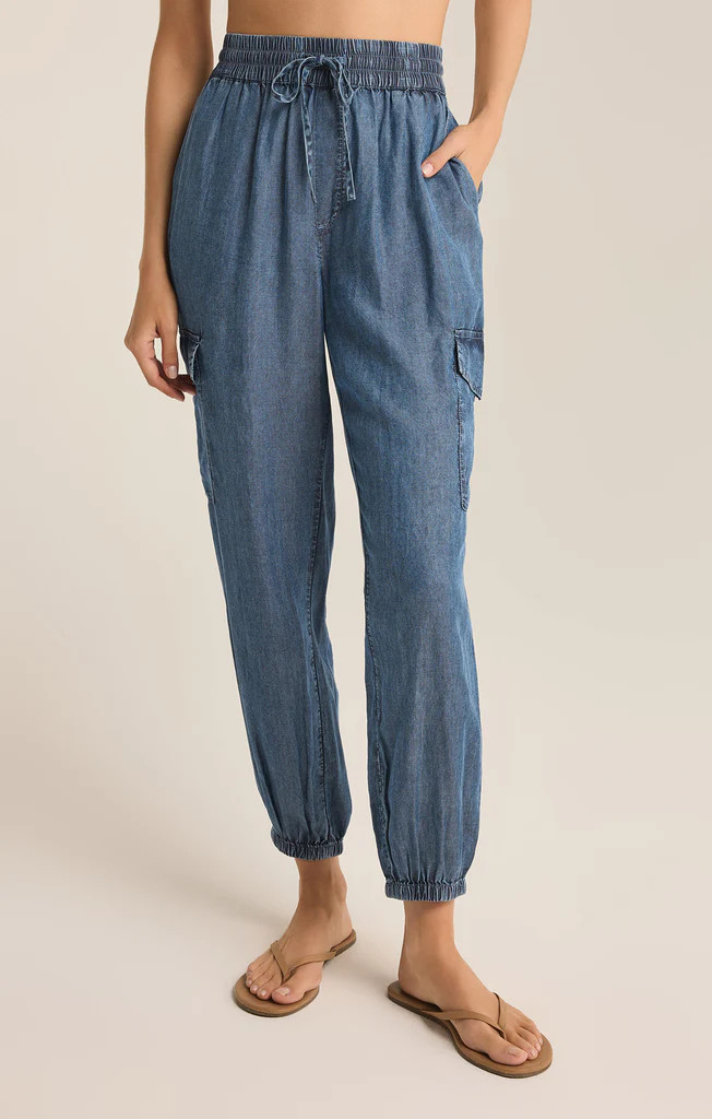 Rory Chambray Cargo Jogger | Z Supply