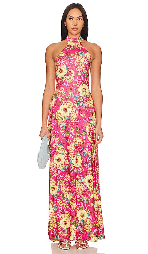 Agua Bendita X Revolve Darmi Maxi Dress in Pink. - size M | Revolve Clothing (Global)