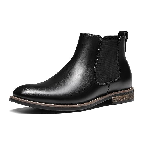 Bruno Marc Men's Suede Leather Chelsea Ankle Boots,Size 12,1-Black,URBAN-06-1 | Amazon (US)