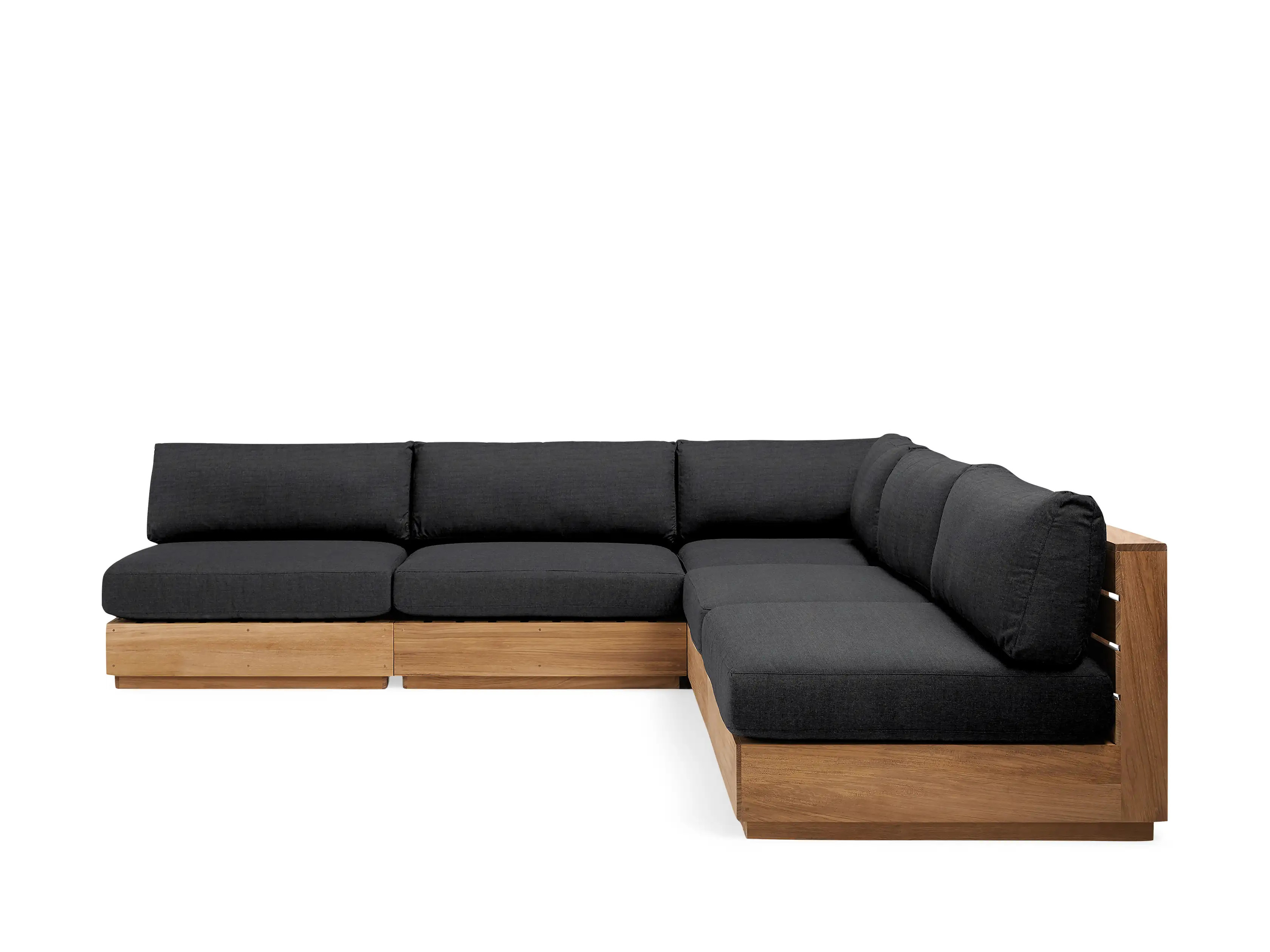 Bal Harbour Outdoor Teak Five-Piece Sectional | Arhaus