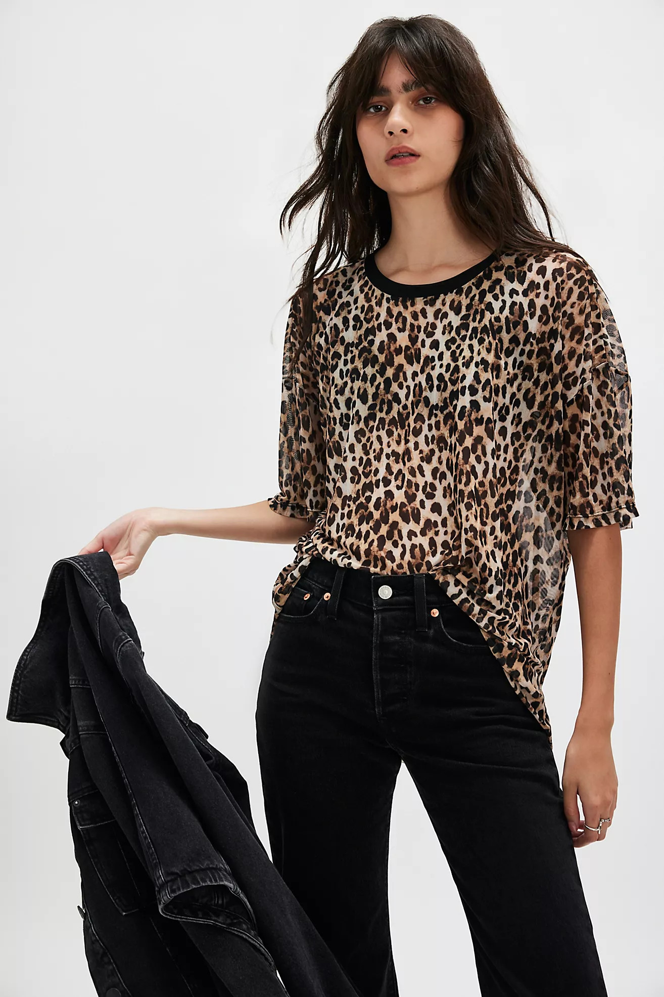 OneTeaspoon Animal Mesh Tee | Free People (Global - UK&FR Excluded)