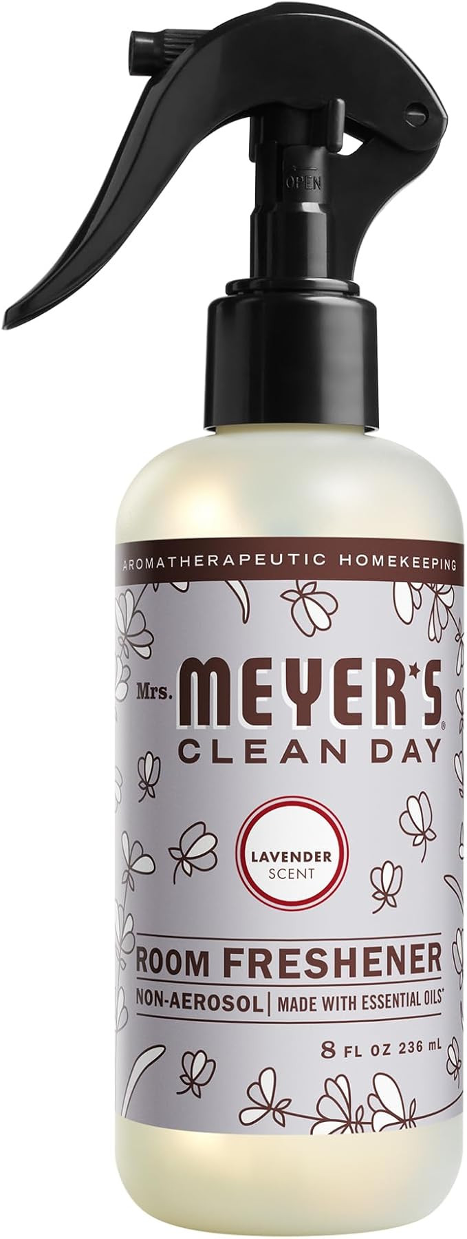 MRS. MEYER'S CLEAN DAY Room and Air Freshener Spray, Non-Aerosol Spray Bottle Infused with Essent... | Amazon (US)