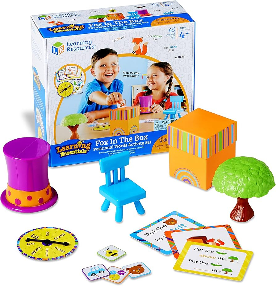 Learning Resources Fox in The Box- Position Word Activity Set, 65 Pieces | Amazon (US)