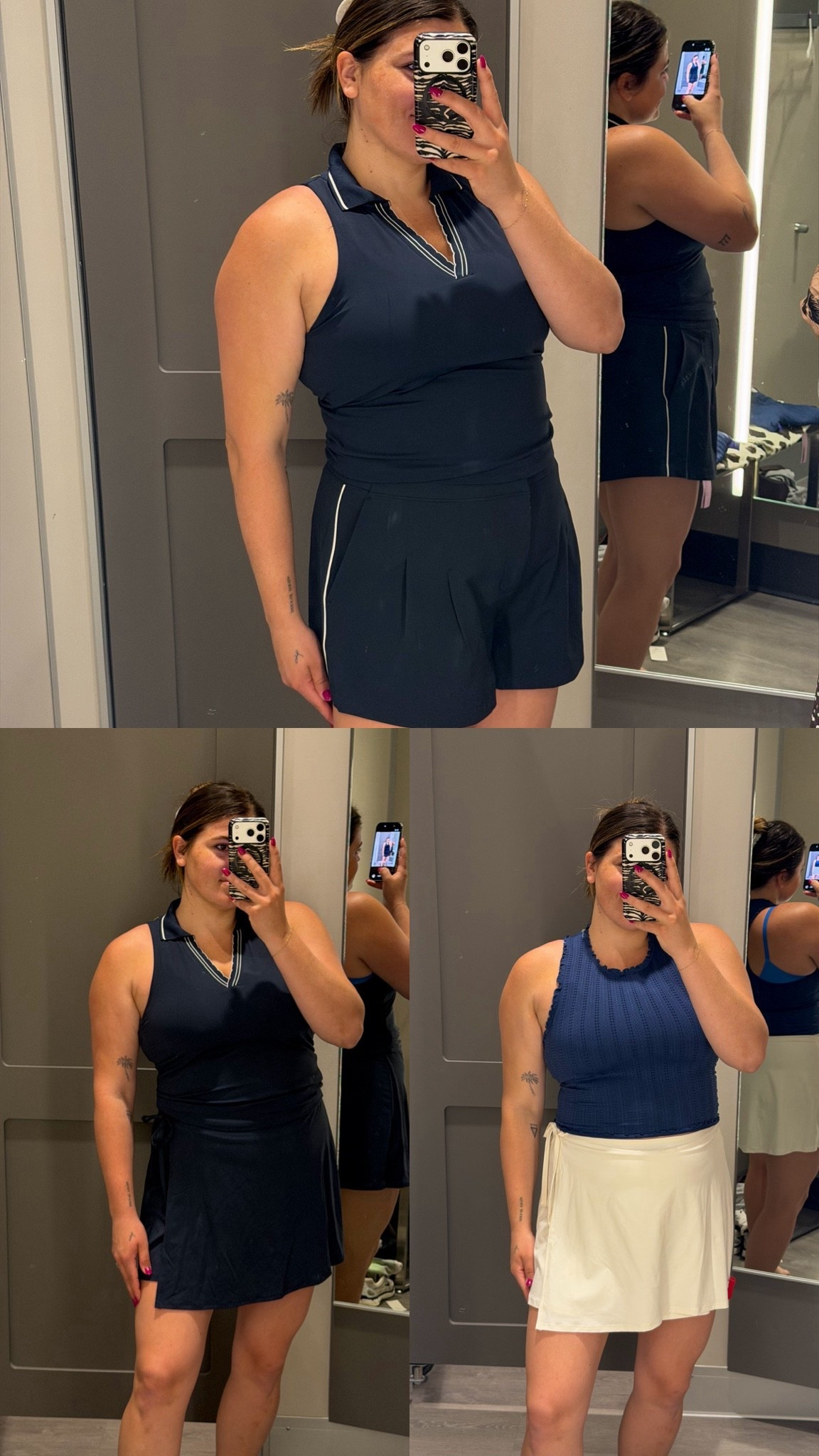Target golf outfits and Pickleball outfits.
Wearing size large in the golf shorts and XL in the collared shirt!
Wearing size large in the wrap skorts

Size 12, size 14, midsize, Mom, summer 2026, Disneyland ￼