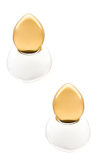 Arlo Drop Earrings in Gold & Silver | Revolve Clothing (Global)