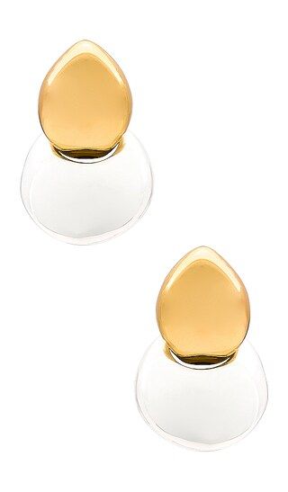 Arlo Drop Earrings in Gold & Silver | Revolve Clothing (Global)