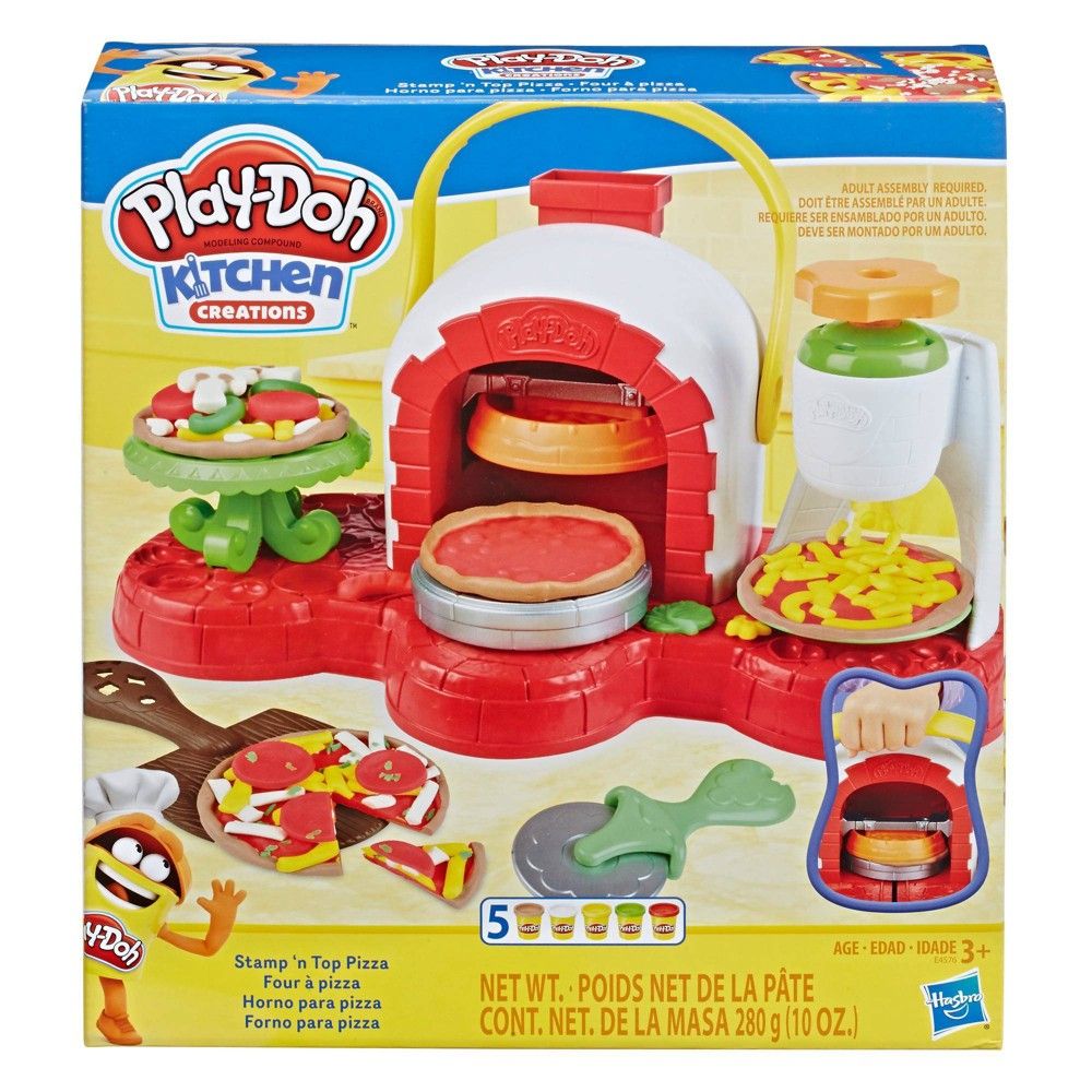 Play-Doh Stamp 'n Top Pizza Oven Toy with 5 Non-Toxic Play-Doh Colors | Target