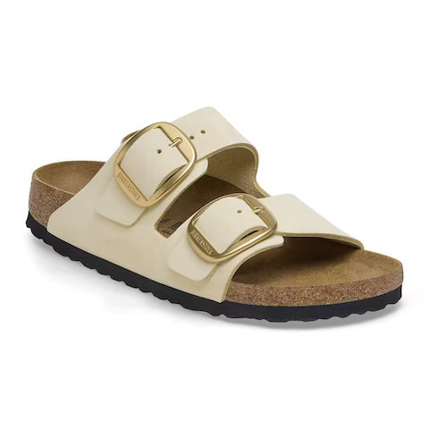 Arizona Big Buckle Nubuck Leather Sandcastle | BIRKENSTOCK | Birkenstock USA