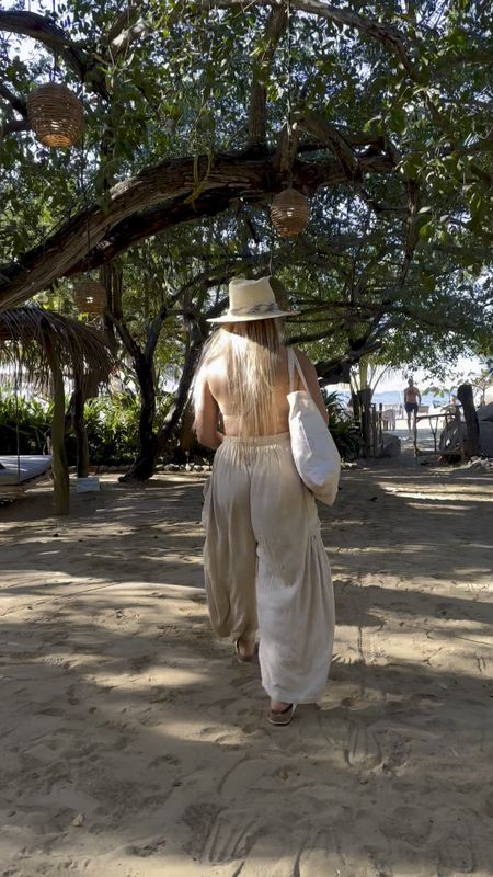 Easy breezy favorites✨
My go to everyday throw on pants. Super cute with swim, tees, crop tops, or with button downs for a comfy oversized look. 
(Wearing xs) they run big 

#summeroutfit #beachpants #boho #vacation #summer #vacationoutfit #travel #summerpant 



#LTKTravel #LTKVideo #LTKFindsUnder50