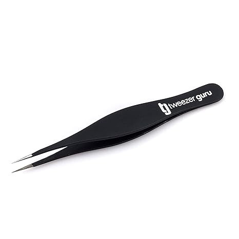 Tweezer Guru Pointed Tweezers - Sharp Precision Needle Nose Tip, Best Tweezers for Eyebrows and I... | Amazon (US)