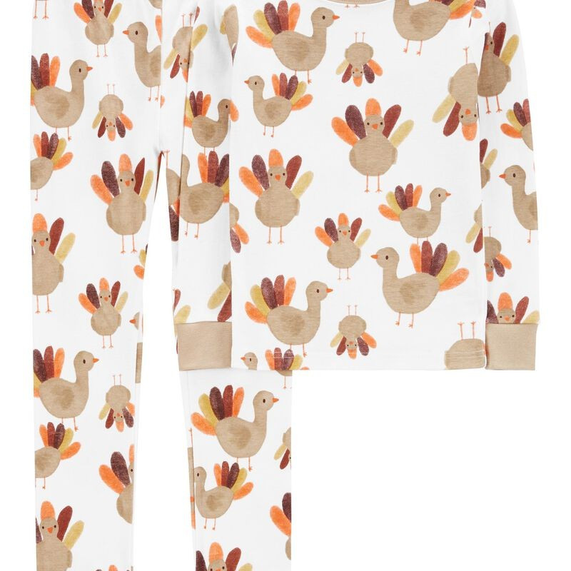 Kid 2-Piece Thanksgiving 100% Snug Fit Cotton PJs | Carter's