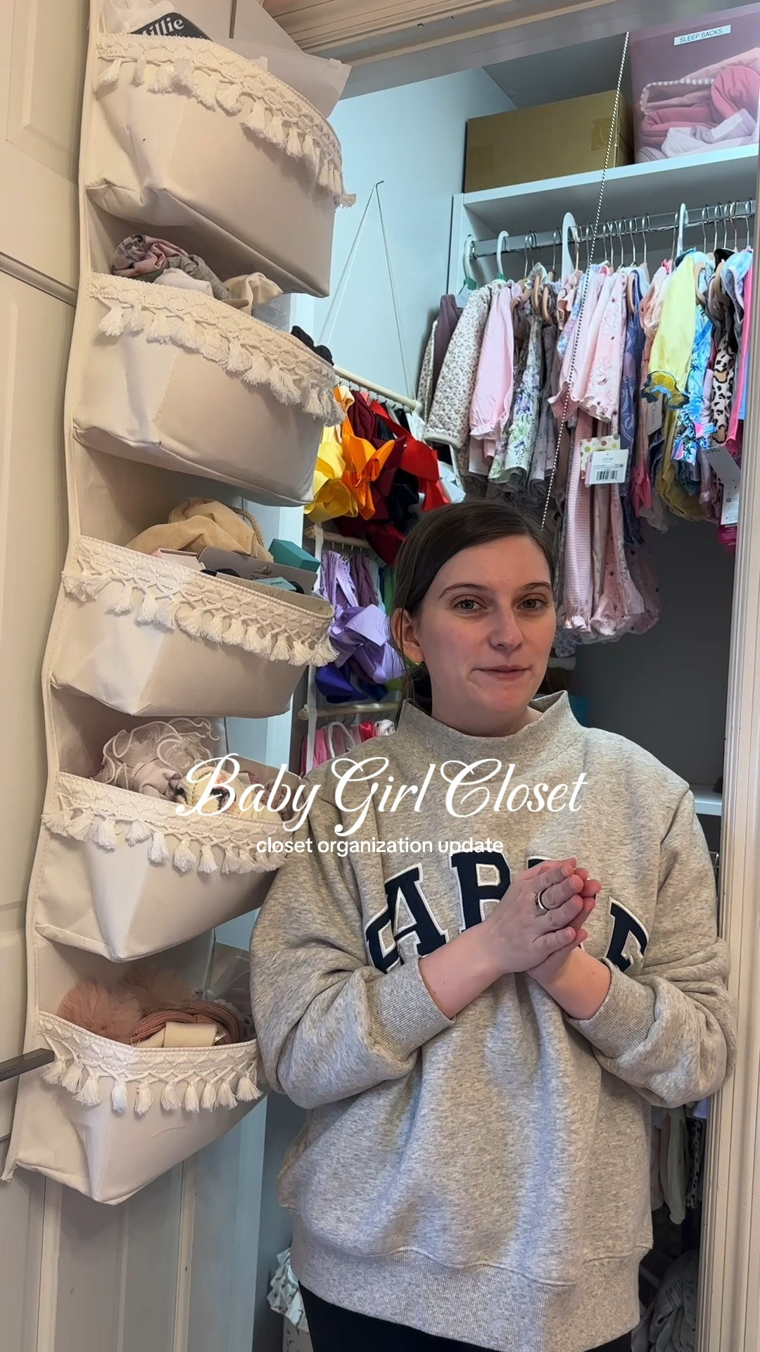 Baby girl closet organization update! Linking all the bins and items I used to organize her closet. 

baby closet organization / baby closet organization ideas / nursery closet organization / baby closet essentials / baby clothing organization / baby closet storage / baby closet bins / baby closet dividers / baby hangers / baby closet shelves / nursery organization ideas / small baby closet organization / minimalist baby closet / baby closet must haves

#LTKBaby #LTKmomlife