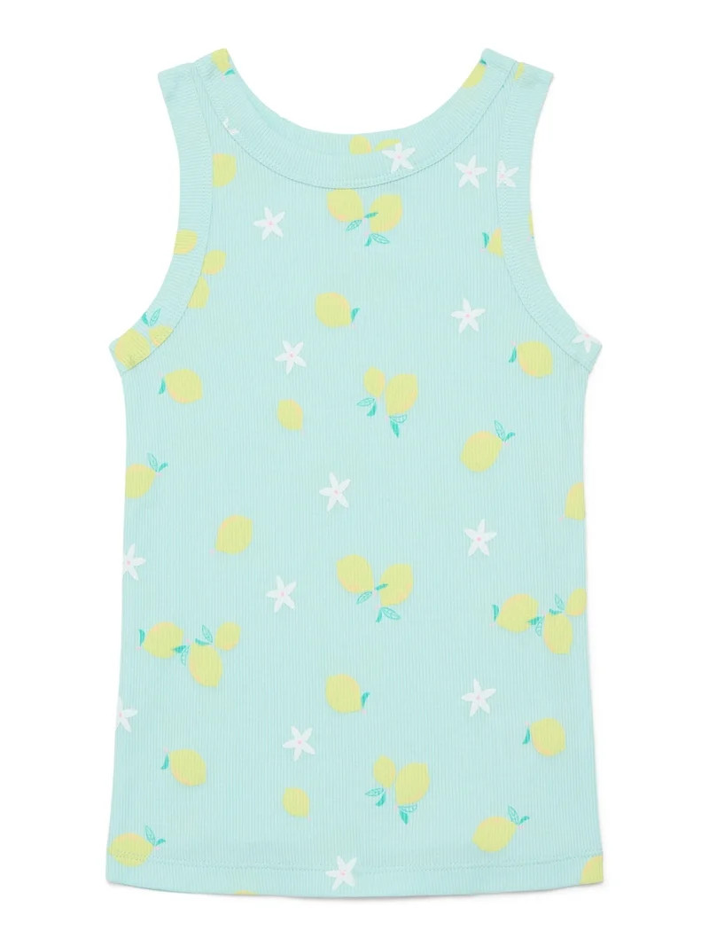 Wonder Nation Girls Kid Tough Ribbed Tank Top, Sizes 4-18 & Plus | Walmart (US)