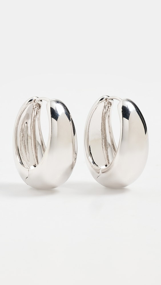 SHASHI Cameron Silver Hoops | Shopbop | Shopbop