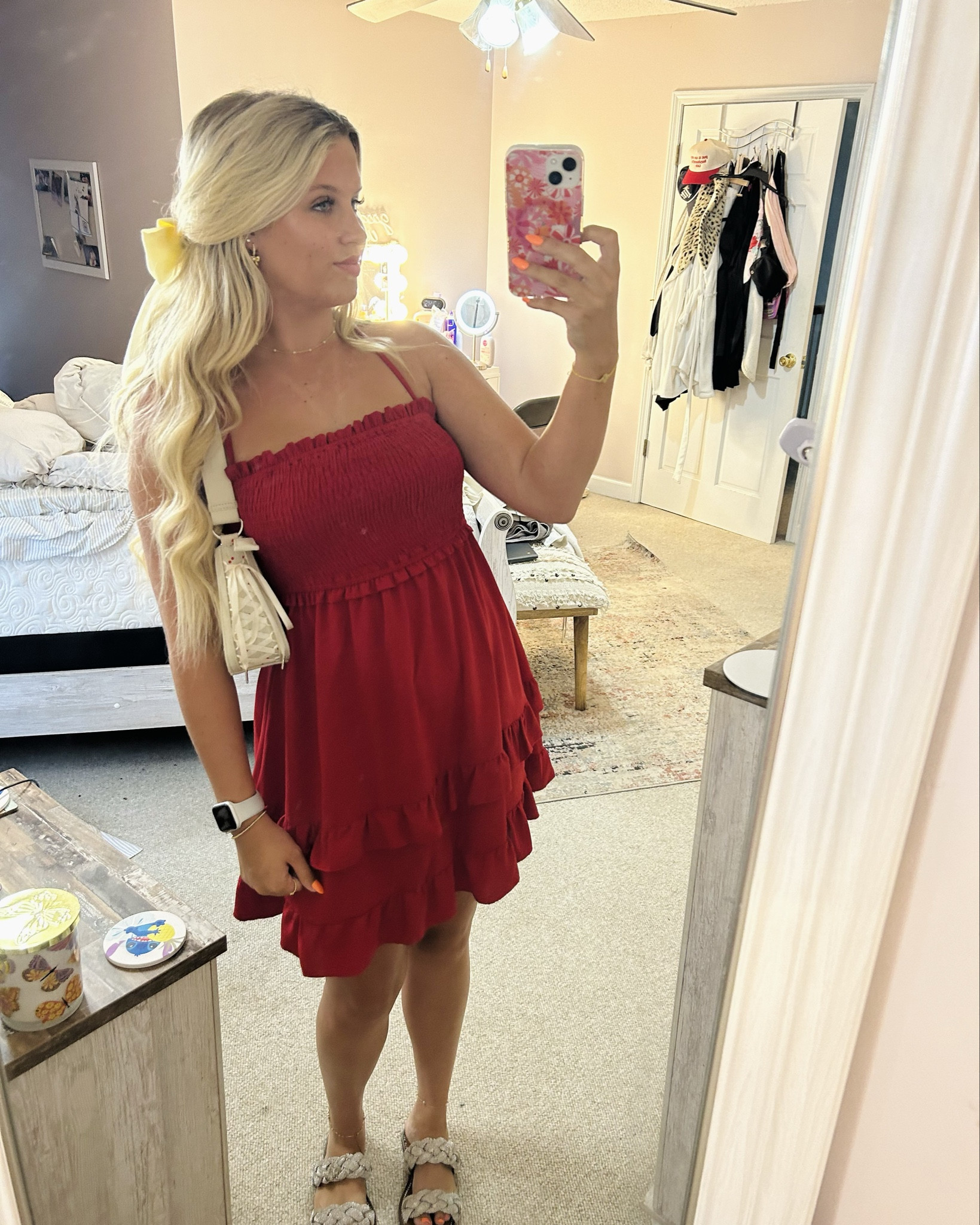 Cutest summer look! Dress and bow are Shein and purse is Urban Outfitters! 

#LTKSeasonal #LTKItBag #LTKStyleTip