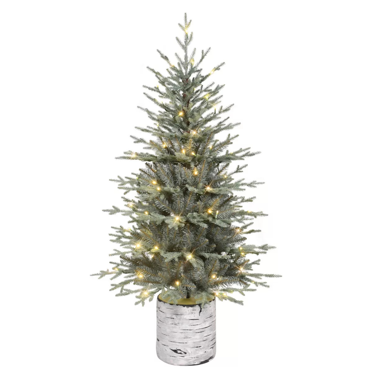 Puleo International 4.5' Pre-Lit Artificial Blue Potted Arctic Fir Tree | Belk