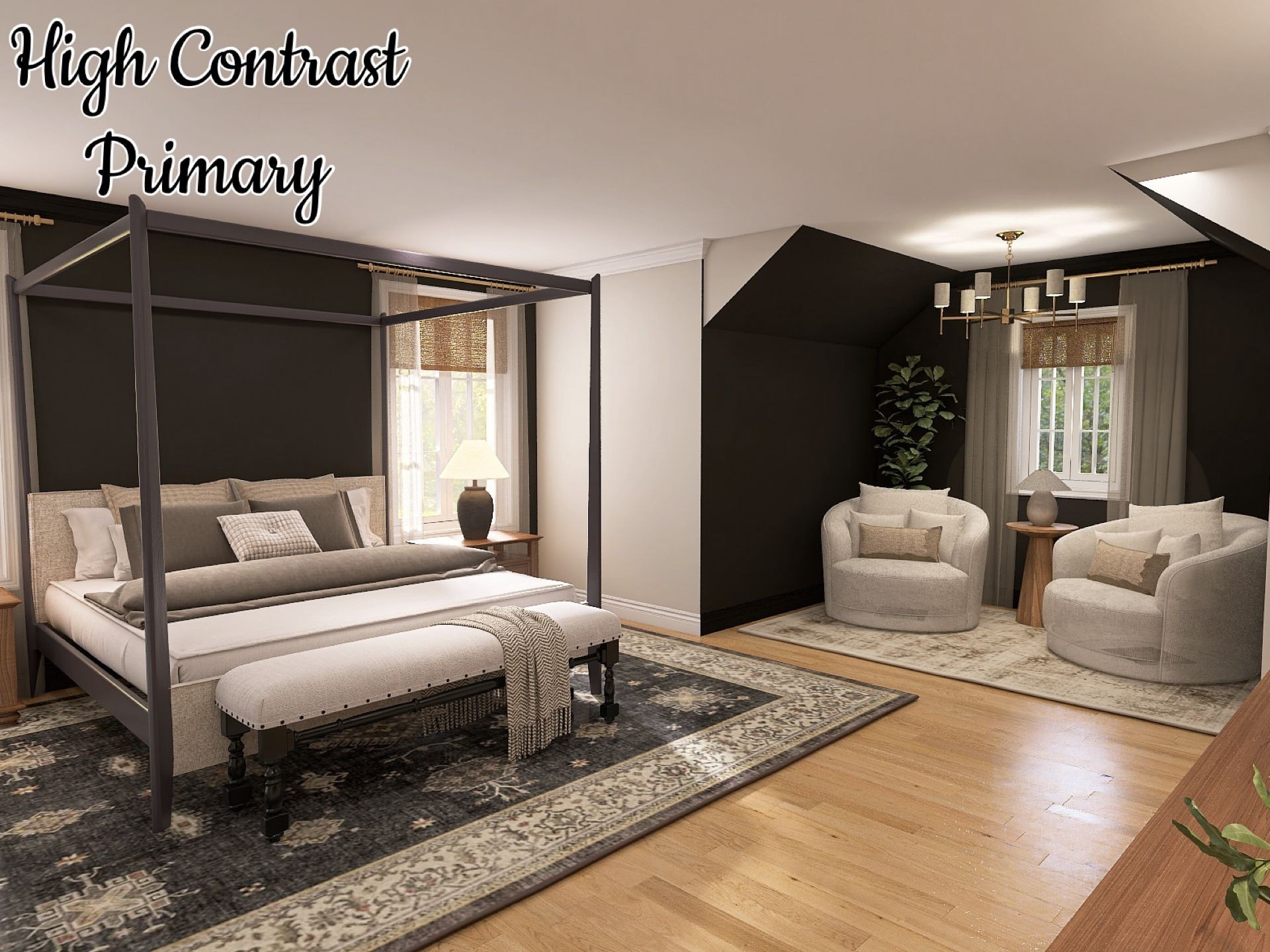 Designed by Olivia
High Contrast Primary Bedroom 

#LTKSeasonal #LTKHome #LTKmomlife