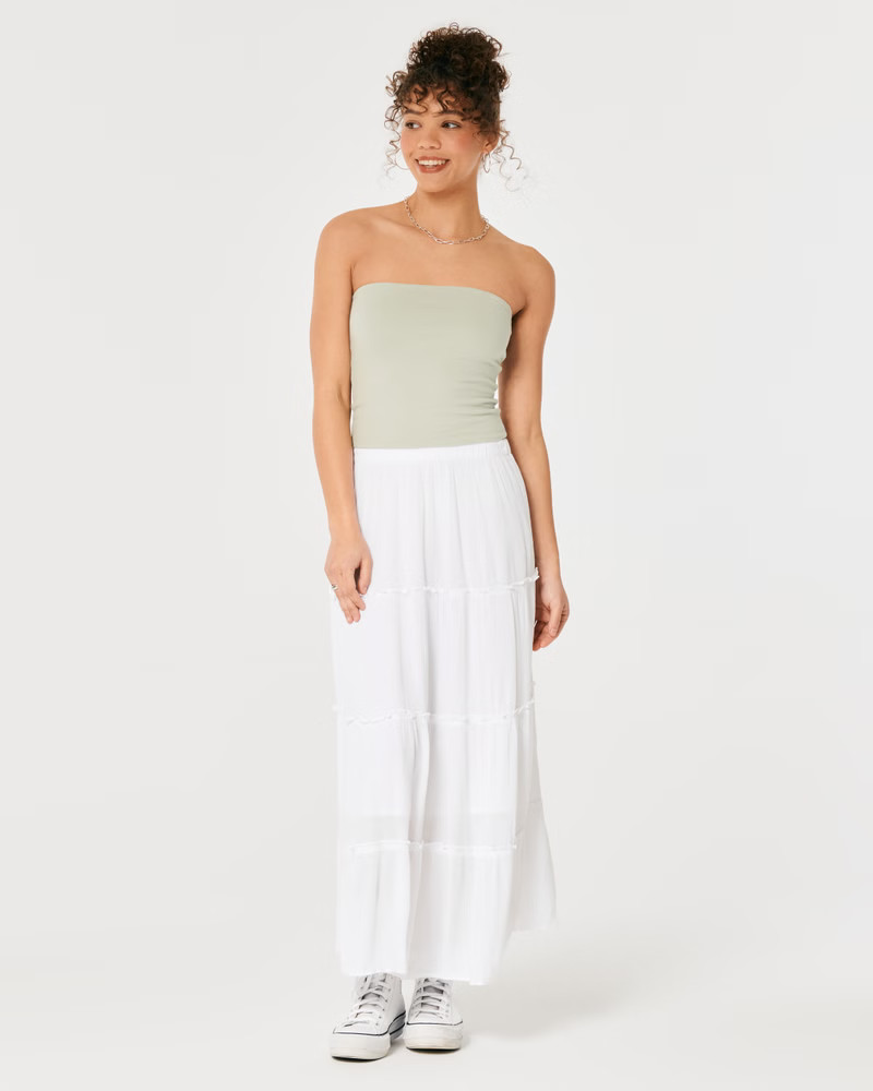 Tiered Maxi Skirt | Hollister (US)