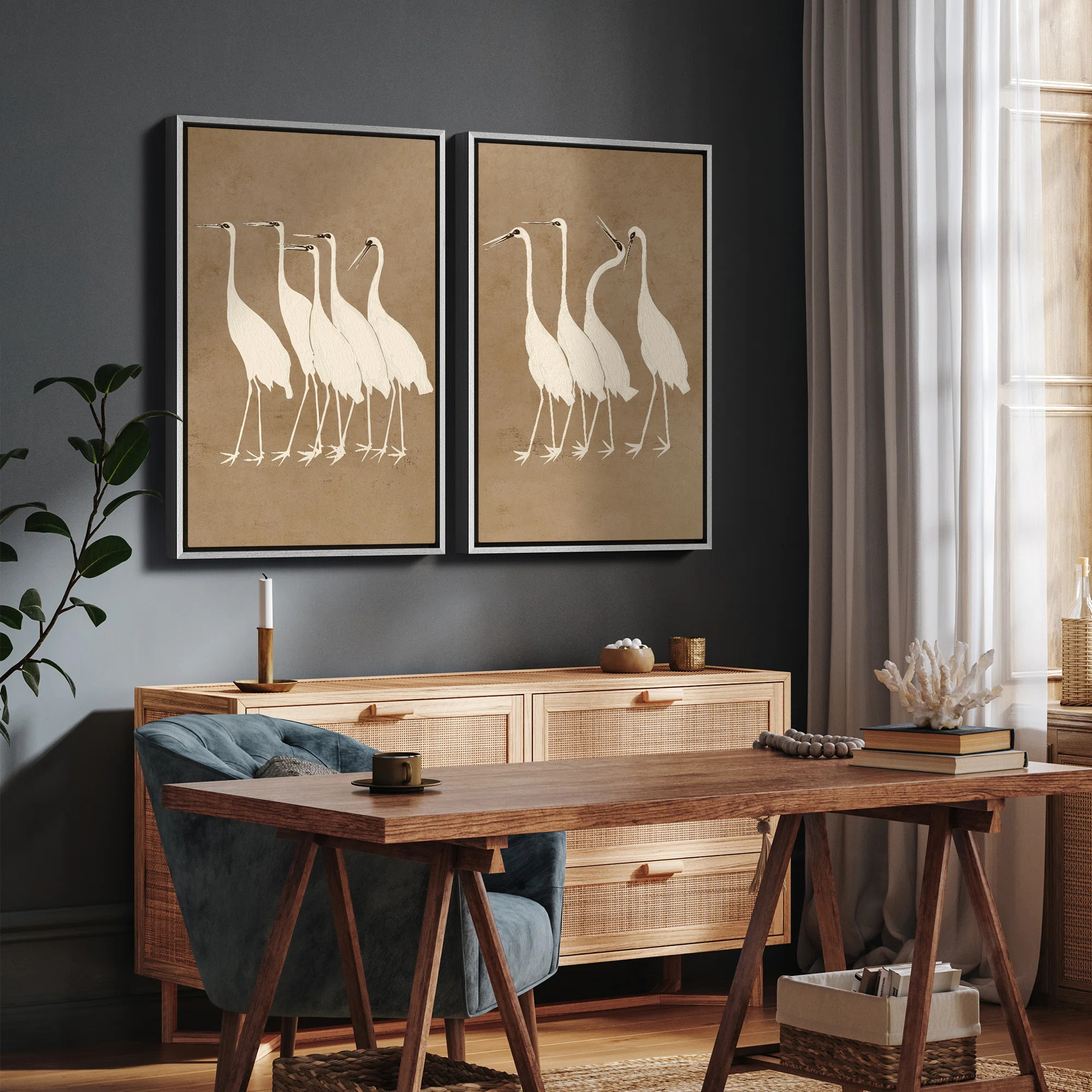 Framed Wall Art Vintage Antique Classic for Bedroom | Wayfair North America