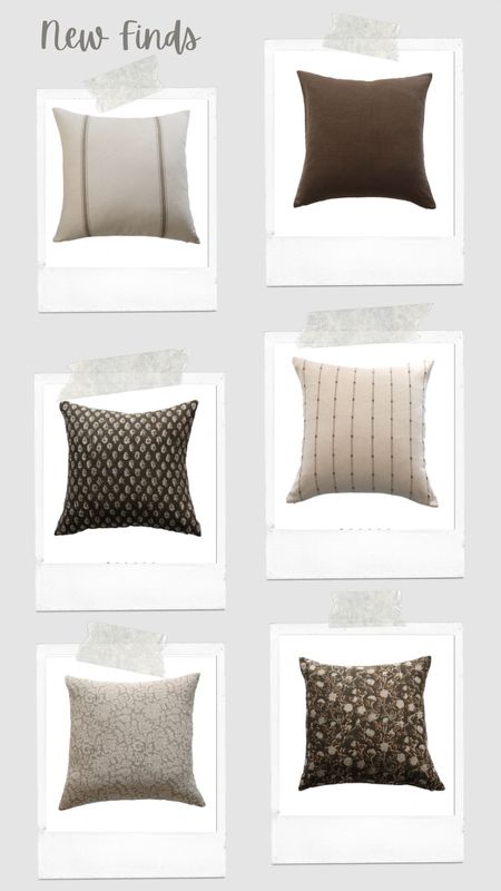 Neutral Pillow Covers. 

I love these warm tones paired with a gray sofa  

#LTKfindsunder100 #LTKfindsunder50 #LTKhome
