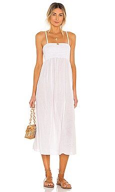 ACACIA Bonnie Cotton Dress in Ivory from Revolve.com | Revolve Clothing (Global)