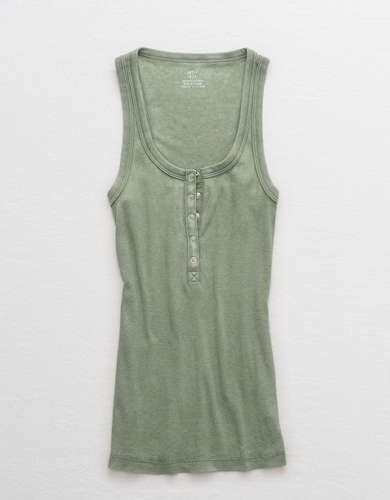 Aerie Gamechanger Henley Tank | American Eagle Outfitters (US & CA)