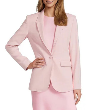 Remy Notch Lapel One Button Blazer | Dillard's