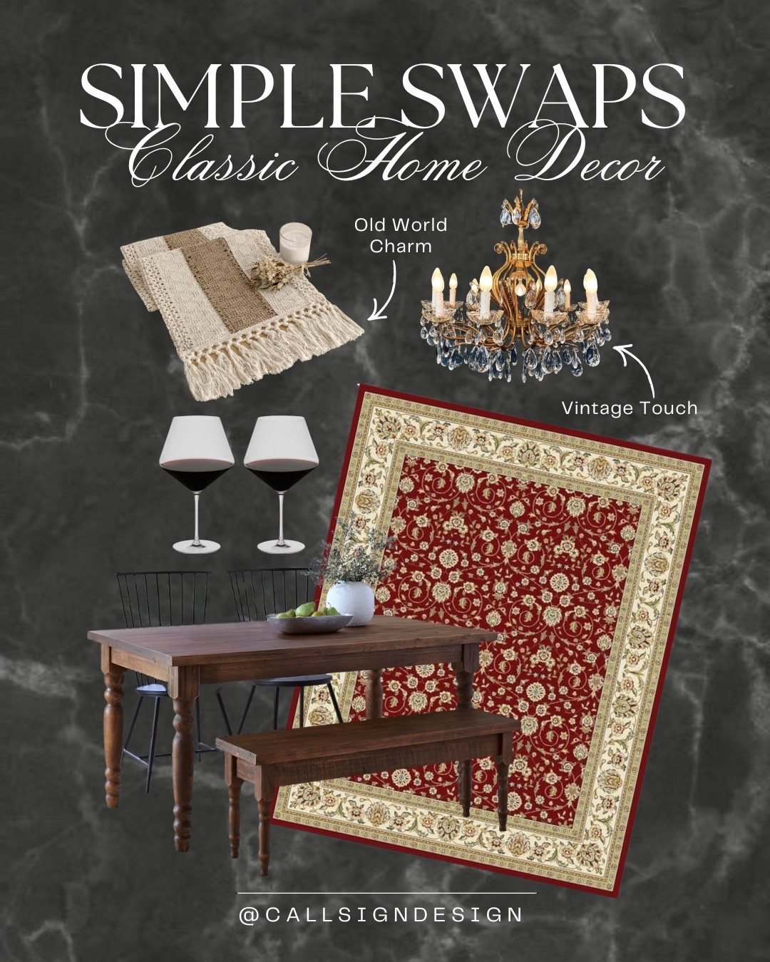 Home decor that feels both elevated and charming with vintage touches woven throughout. Thoughtful pieces and timeless details create a space that’s warm, collected, and full of character. 🍷✨ 

#VintageStyle #ElevatedLiving #CollectedHome #TimelessInteriors #CharmingSpaces #HomeDecor #DesignDetails #callsigndesign