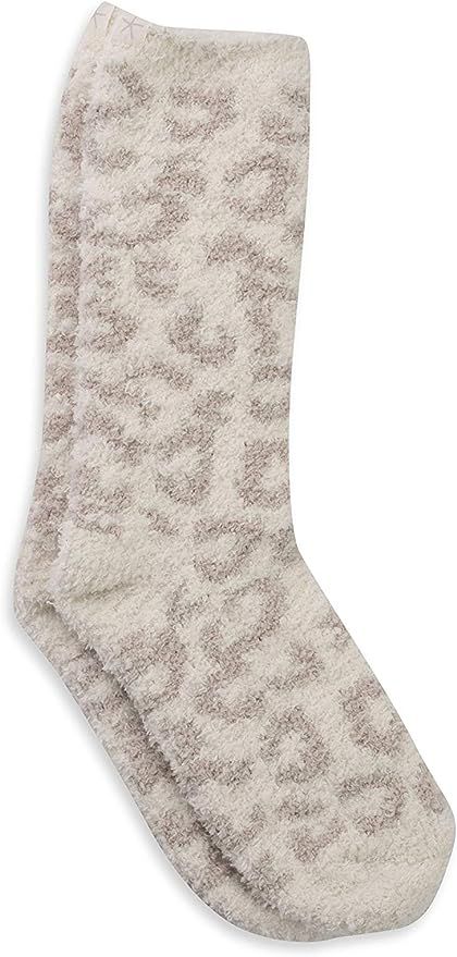 Barefoot Dreams CozyChic Women's Barefoot In The Wild Socks, Crew Socks | Amazon (US)