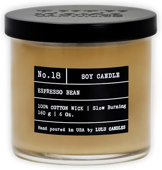 Lulu Candles | Espresso Bean | Luxury Scented Soy Candles | Hand Poured in The USA | Highly Scent... | Amazon (US)