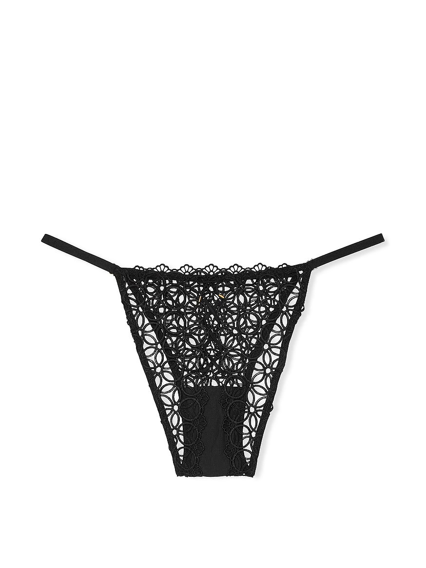 Geo Daisy Lace Adjustable Brazilian Panty | Victoria's Secret (US / CA )