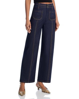 Cinq a Sept Dorothea Wide Leg Jeans in Indigo | Bloomingdale's (US)