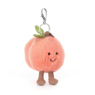 Amuseables Peach Bag Charm | Jellycat US