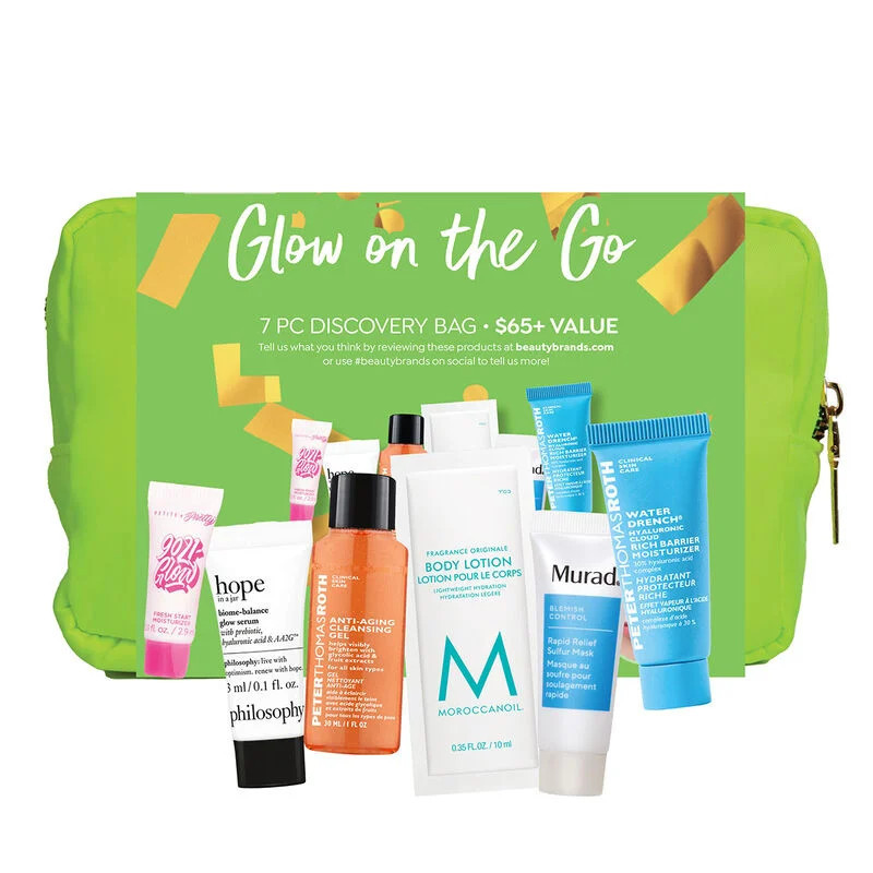 Beauty Brands Glow on the Go Discovery Bag | Beauty Brands
