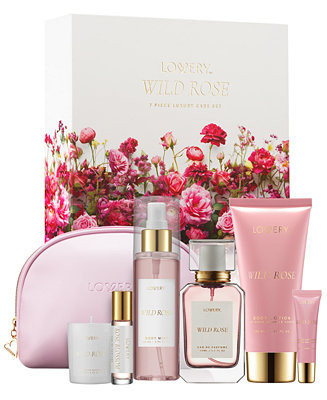 7-Pc. Wild Rose Bath and Body Care Gift Set | Macy's