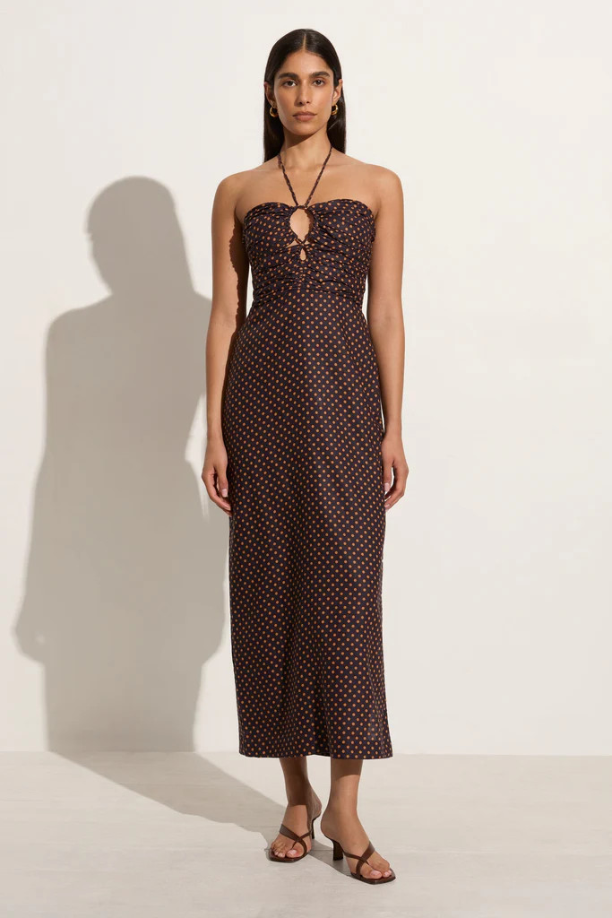 Tortugas Midi Dress Ludovica Polka Dot | Faithfull (AU)