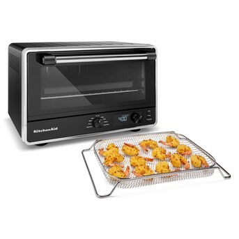 KitchenAid 6-Slice Black Convection Toaster Oven Automatic Shut-off | Lowe's
