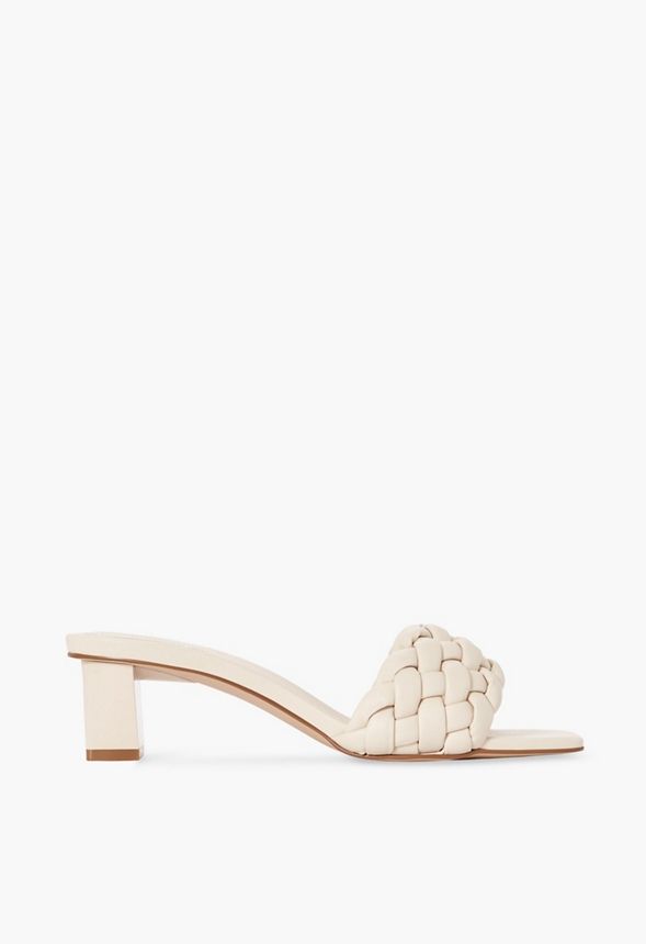 Tonika Braided Strap Heeled Sandal | JustFab