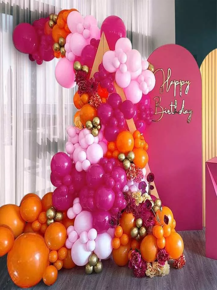 thecreateable - Up close and personal: our pretty in pink Louis Vuitton  balloon arch 😍 #customballoons #customizedballoon #balloongarland garland # louisvuitton