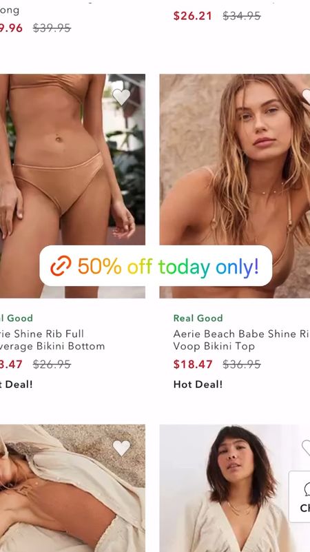 50% off today! Aerie swim sale. Summer outfits. Swimsuit. One piece swimsuit. Swim. Summer fashion. Swimsuit. Bikini. Coverup. Spring fashion. Spring sale. Spring wedding guest dress. Vacation outfits. Resort wear. Maxi dress. Wedding dress. Easter dress. Pink dress. Date night outfit. Workwear. Spring family photos outfit 
#LTKSpringSale

Follow my shop @thesuestylefile on the @shop.LTK app to shop this post and get my exclusive app-only content!

#liketkit 
@shop.ltk
https://liketk.it/4DYQg

Follow my shop @thesuestylefile on the @shop.LTK app to shop this post and get my exclusive app-only content!

#liketkit  
@shop.ltk
https://liketk.it/4DYRw

Follow my shop @thesuestylefile on the @shop.LTK app to shop this post and get my exclusive app-only content!

#liketkit   
@shop.ltk
https://liketk.it/4EB7b 

#LTKmidsize #LTKswim #LTKVideo