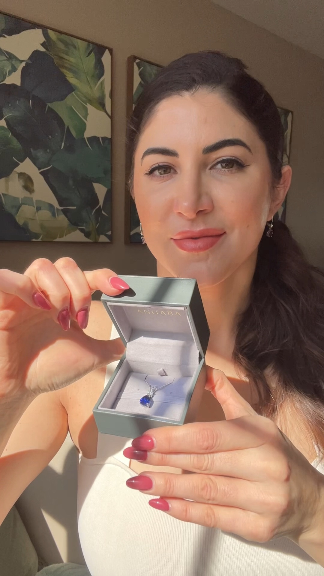 "Elevate your style with the Lab-Grown Pear Sapphire Leverback Drop Earrings from @Angarajewelry.  "Choose your gemstone, quality, carat weight, and metal type—each piece is then handcrafted from start to finish, just for you."
 "Complete the look with the breathtaking Lab-Grown Blue Sapphire Teardrop Pendant, featuring a dazzling diamond accent."
 "As the highest-rated and most-awarded online jeweler, Angara blends generations of expertise with premium-quality, ethically sourced gemstones."
 "Handcrafted luxury, made just for you. ✨ Shop now at Angara."

#CeleratewithColor #Angara 