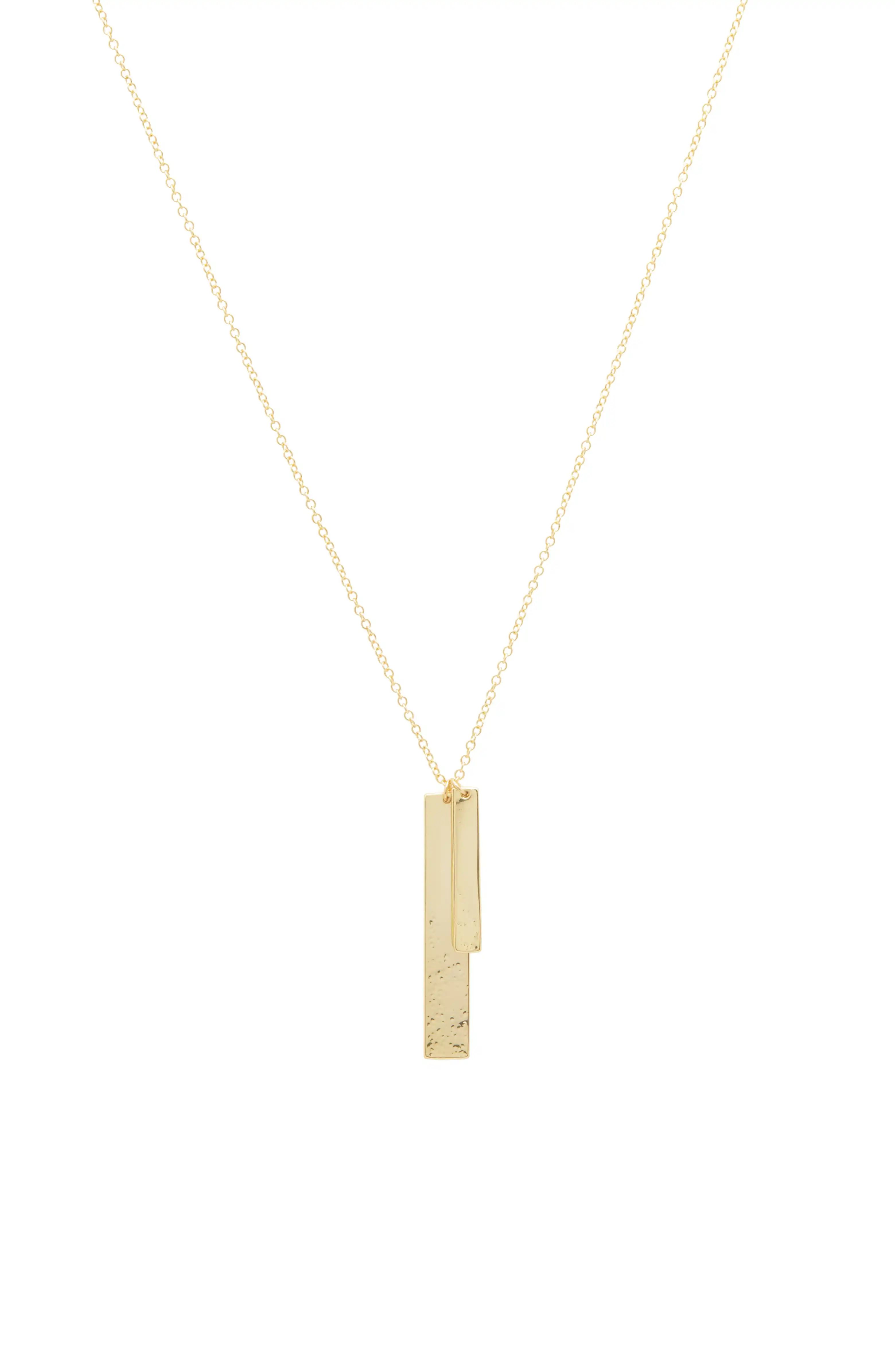 Shaye Double Bar Pendant Necklace | Nordstrom