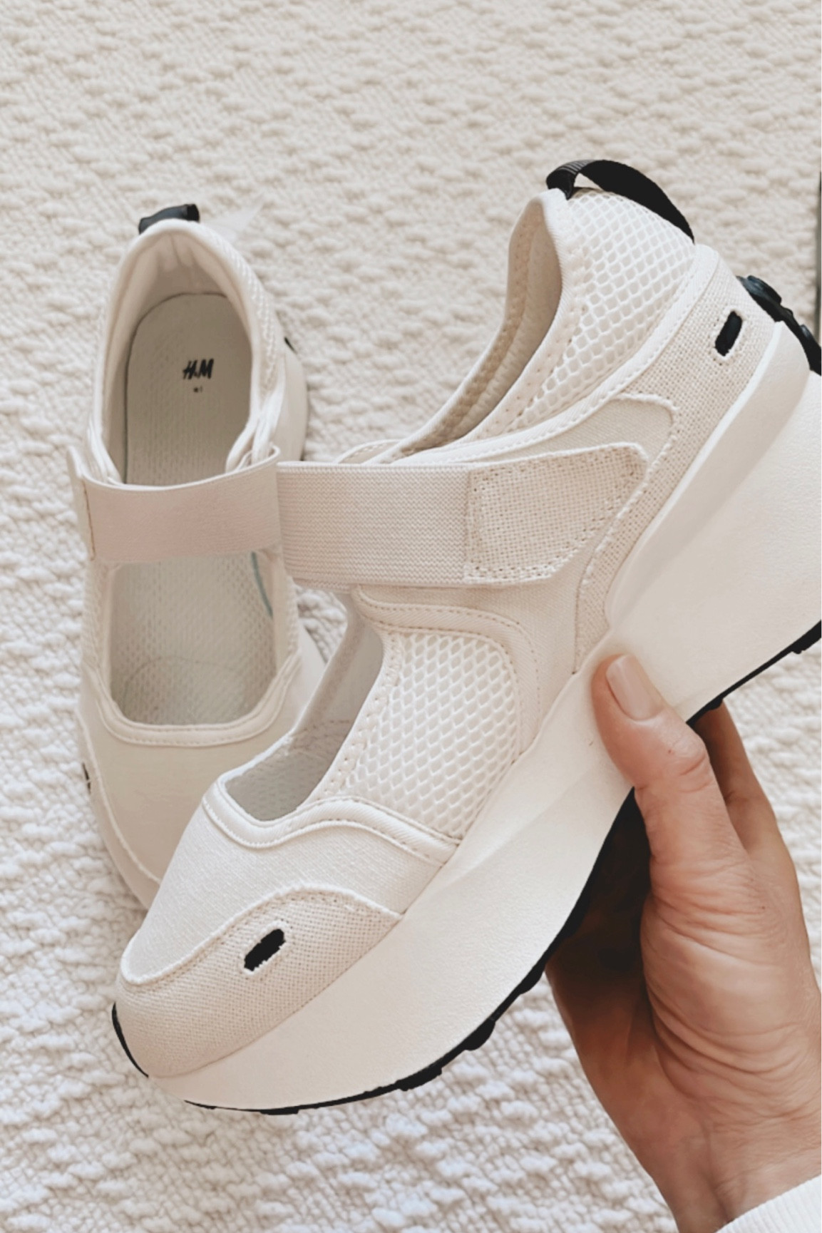 New H&M shoes! Cross between a sneaker and a sandal. Really comfy and cute platform. Summer shoes. Casual chic. Summer style. Activewear. Mom style. 

#summerstyle #casualchic #activewear#LTKunder50

#LTKshoecrush #LTKstyletip