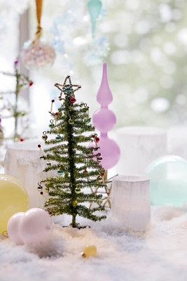 Mini Tinsel Candle Tree | Terrain