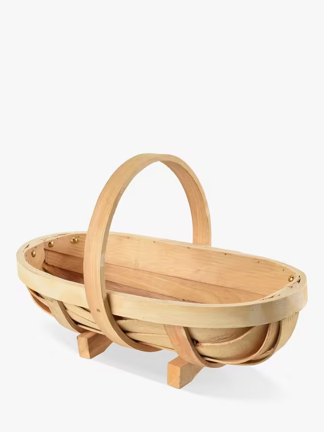 Burgon & Ball Traditional Garden Trug, FSC-Certified (Populus Wood), Natural | John Lewis (UK)