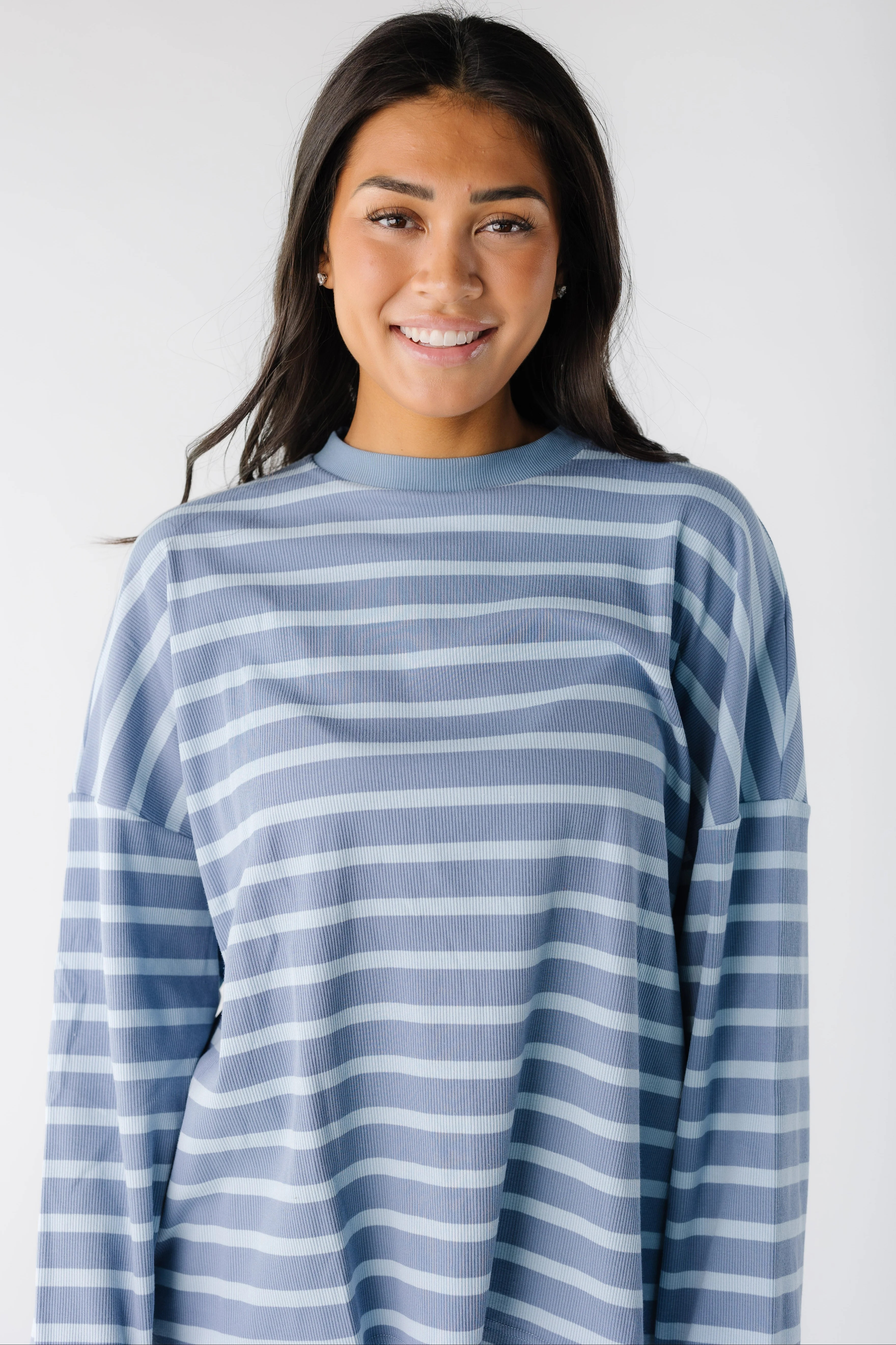 Cutie Modest Everyday Stripe Set - Cotton Ribbed | Called To Surf