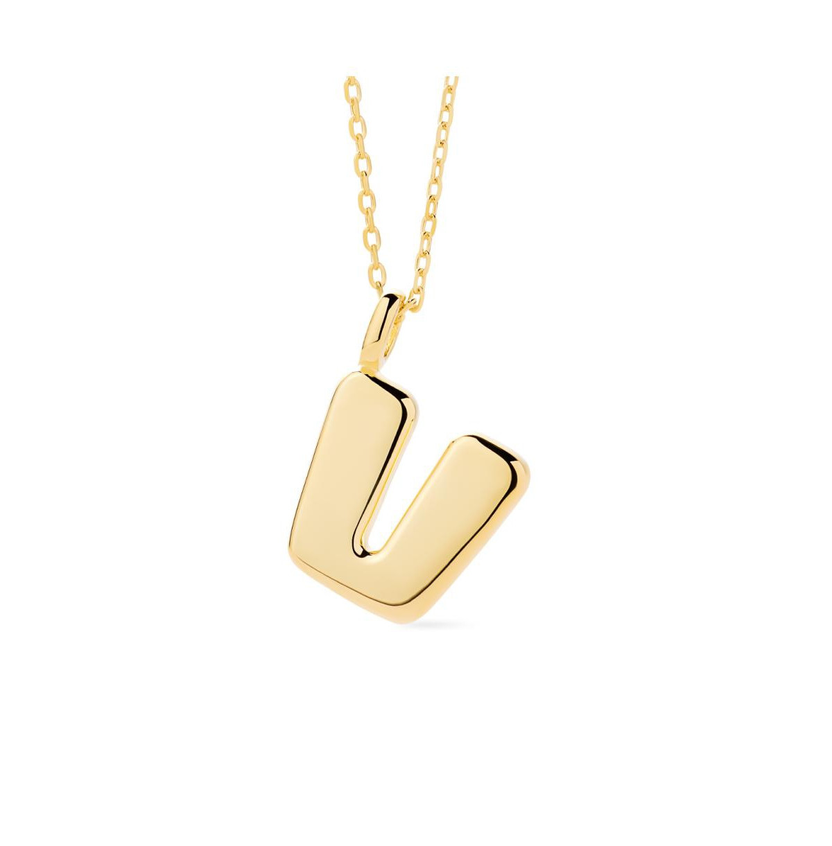 Ana Luisa Letter Necklace - Bubble Letter Necklace - Bubble letter v | Macy's