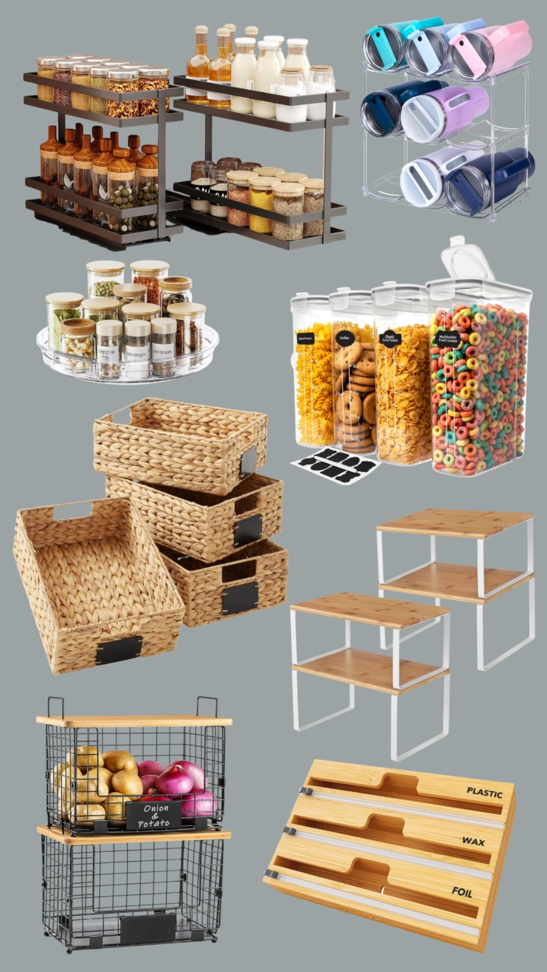 Pantry and kitchen home organization finds! 

#LTKHome