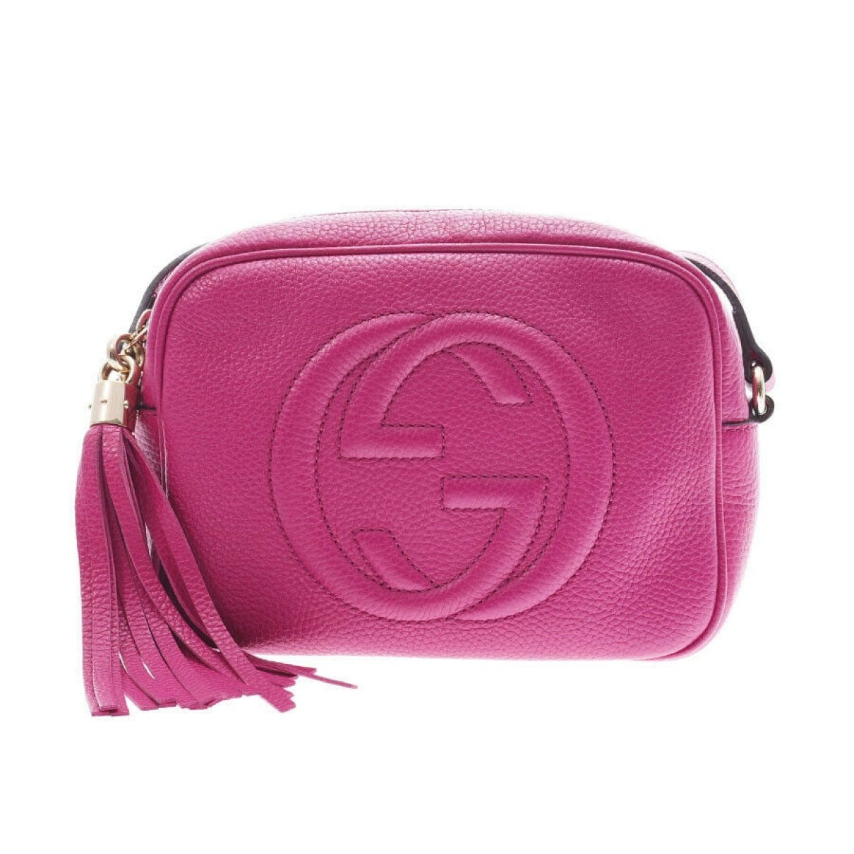 Gucci Soho Pink Leather handbag for Women | Vestiaire Collective (Global)